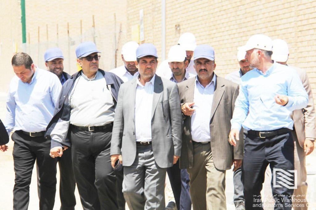 بازدید میدانی مدیرعامل شرکت انبارهای عمومی و خدمات گمرکی ایران از روند پیشرفت پروژه‌های عمرانی شرکت غرب