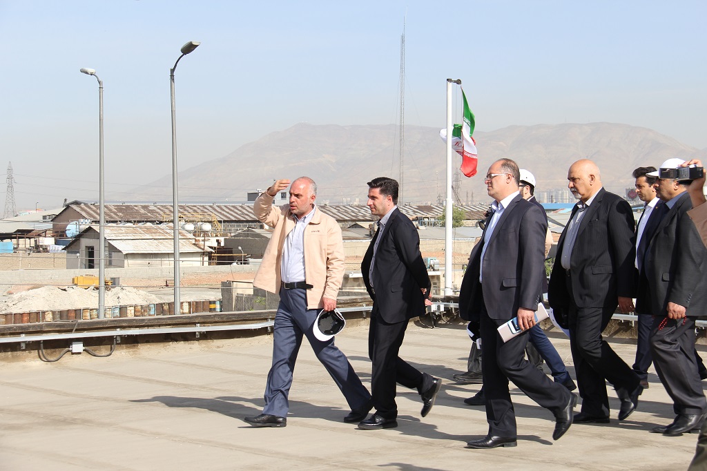 مدیرعامل شرکت انبارهای عمومی و خدمات گمرکی ایران از شرکت غرب دیدن کرد