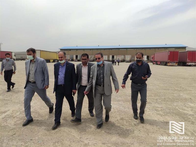 بازدید سرپرست جدید شرکت انبارهای عمومی و خدمات گمرک غرب از شعبه زنجان