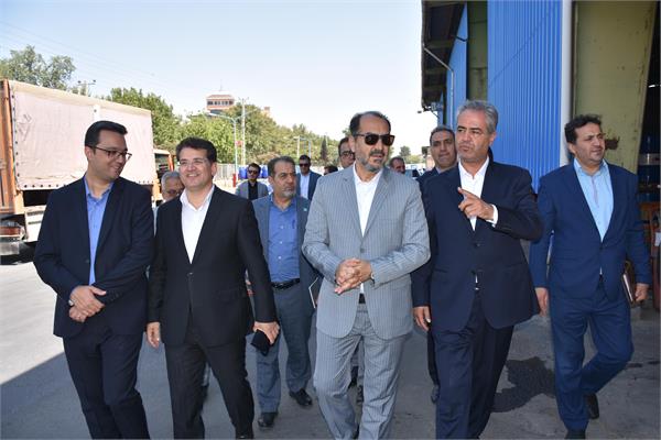 بازدید مدیرعامل شرکت انبارهای عمومی و خدمات گمرکی ایران از شرکت انبارهای عمومی و خدمات گمرکی البرز قزوین