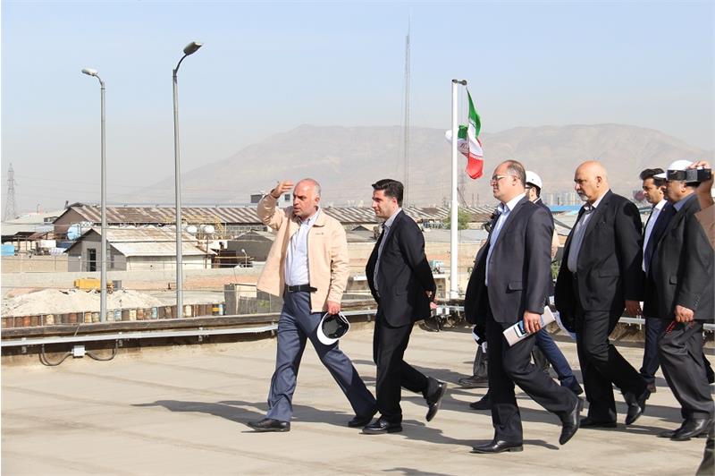 مدیرعامل شرکت انبارهای عمومی و خدمات گمرکی ایران از شرکت غرب دیدن کرد