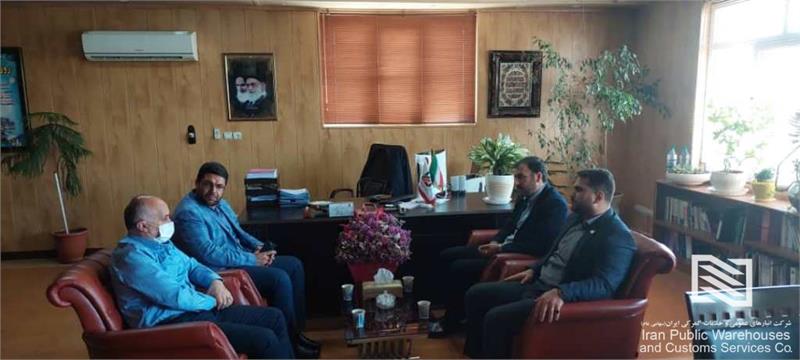 حضور سرپرست شرکت انبارهای عمومی و خدمات گمرکی غرب در شعبه اصفهان و دیدار با مدیرکل گمرک استان اصفهان